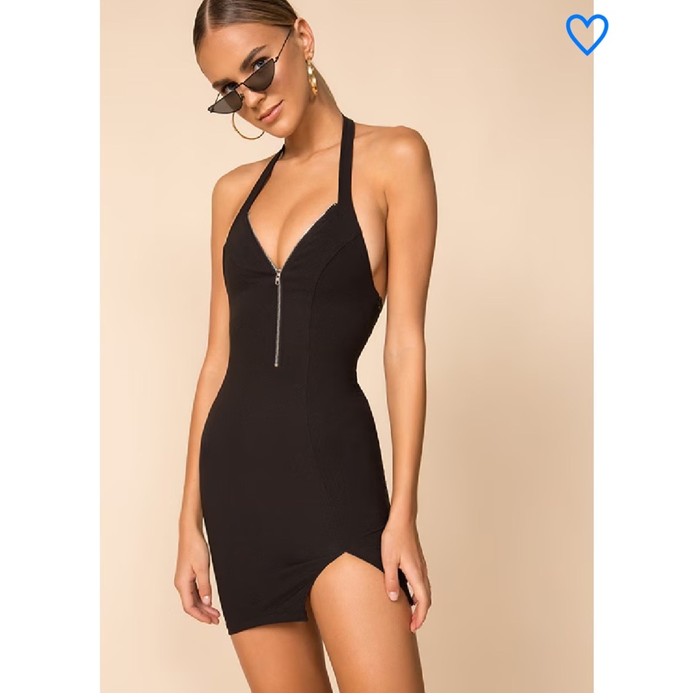 greta zip up dress